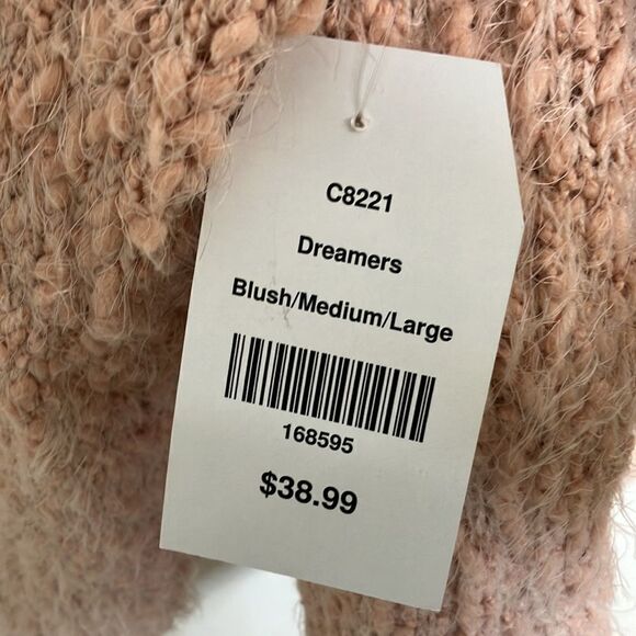 NWT DREAMERS M/L Boho Hi Lo Blush Comfy Cozy Sweater - Picture 5 of 8